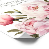 ペニーエレガントおむつラッフルベビーシャワー ポスター (角)