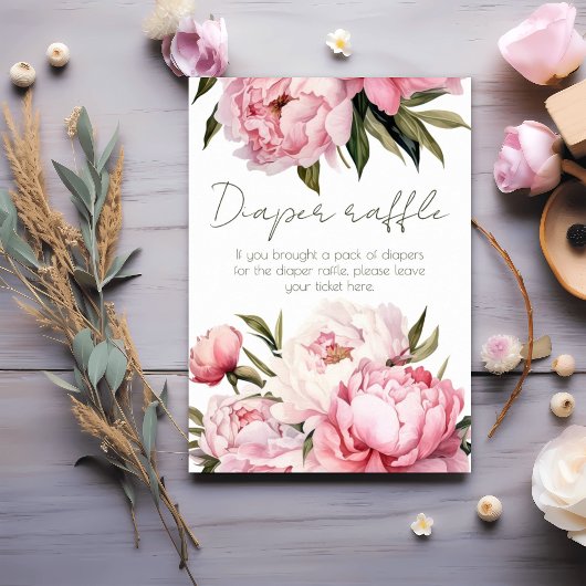 ペニーエレガントおむつラッフルベビーシャワー ポスター