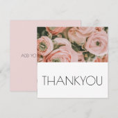 ペニーズフローラサンキューフラットカード サンキューカード (正面/裏面)