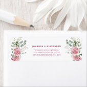 ペニーズブーケ結婚ス差出人住所ラベル ラベル (インサイチュ)