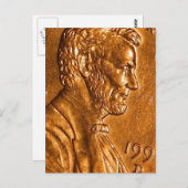 ペニーセント銅リンカーン ポストカード (正面/裏面)