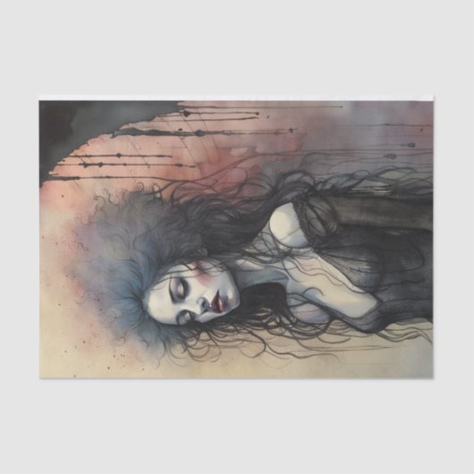 ペニードレッドフルゴシックデクページ紙 薄葉紙 (正面)