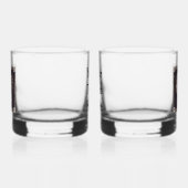 ペニーブラック切手 ウイスキーグラス (左)