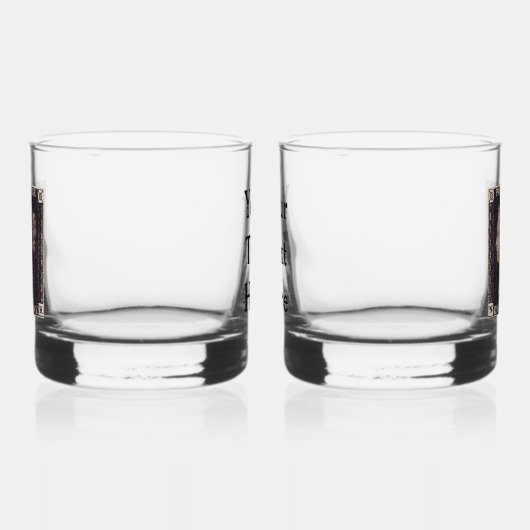 ペニーブラック切手 ウイスキーグラス (左)