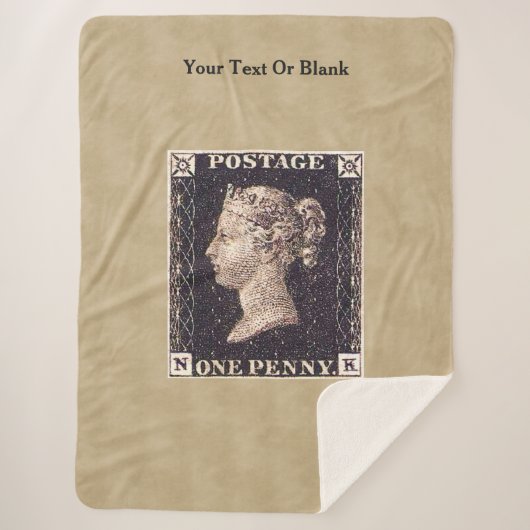 ペニーブラック切手 シェルパブランケット (正面)