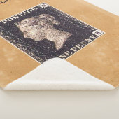 ペニーブラック切手 シェルパブランケット (3/4)