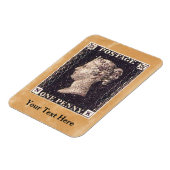 ペニーブラック切手 マグネット (左側)