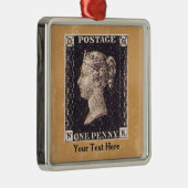 ペニーブラック切手 メタルオーナメント (右)
