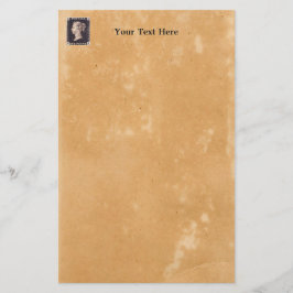 ペニーブラック切手 便箋