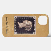 ペニーブラック切手 Case-Mate iPhoneケース (裏面 (横))