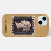 ペニーブラック切手 Case-Mate iPhoneケース (裏面 (横))