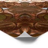 ペニー万華鏡のように千変万化するパターン2012年11月 ポスター (角)