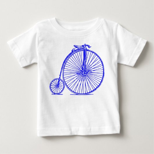 ペニー文房具 – 青 ベビーTシャツ (正面)