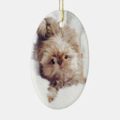 ペニー雲9のオレンジレバーシーズー(犬) Tzu セラミックオーナメント (右)