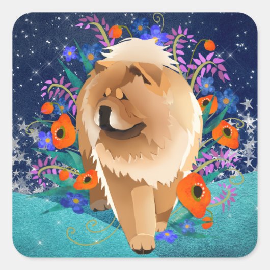 ペニー4 UR思考チョウ星 – サイズ/スタイルを選択 スクエアシール (正面)