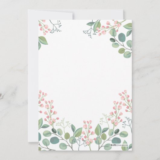 ペニー ご招待 招待状 (裏面)