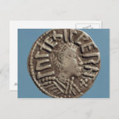 ペニー・アエセルベルトアングロサクソン王東英領。 ポストカード (正面/裏面)