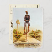 ペニー・ファーティに乗ること ポストカード (正面/裏面)