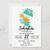 ペニー・プッデル・ダック 招待状 (正面)