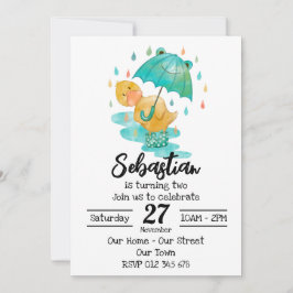 ペニー・プッデル・ダック 招待状