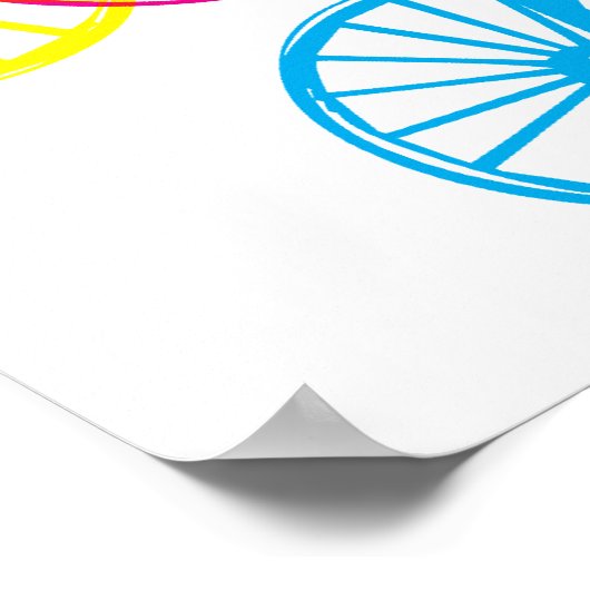 ペニーFarthings CMYK ポスター (角)