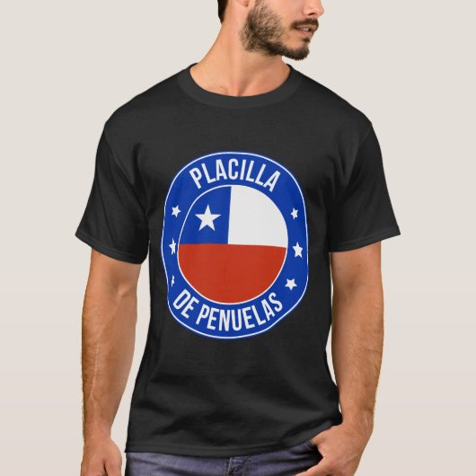 ペヌエラス・プラシーヤ(チリの都市) Tシャツ (正面)