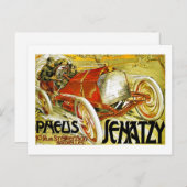 ペネウスタータイヤ、セナッツィ・グランプリ・ブリュッセル ポストカード (正面/裏面)