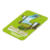 ペネダ・ゲレーズ国立公園ポルトガルの地図 マグネット (左側)