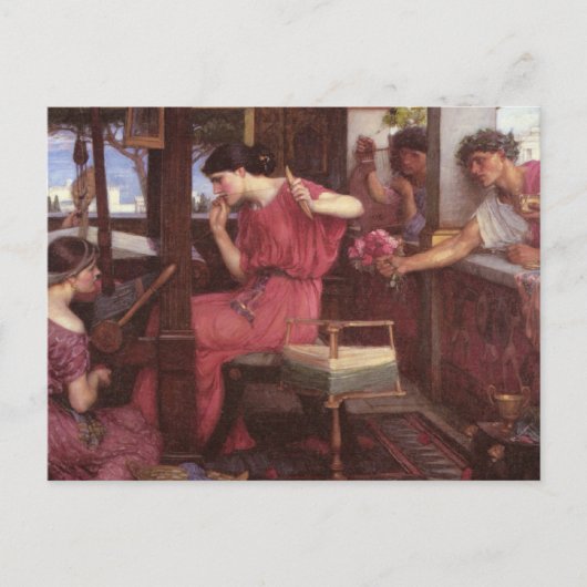 ペネロペとその求婚者 ポストカード (正面)