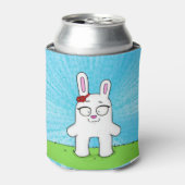 ペネロペのバニー、w/引用文、クーラー 缶クーラー (缶正面)