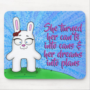 ペネロペバニー、w/quoteのmousepad マウスパッド