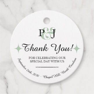 ペネロペ 01 A - ウェディングギフトタグ フェイバータグ