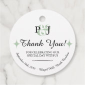 ペネロペ 01 A - ウェディングギフトタグ フェイバータグ (裏面)