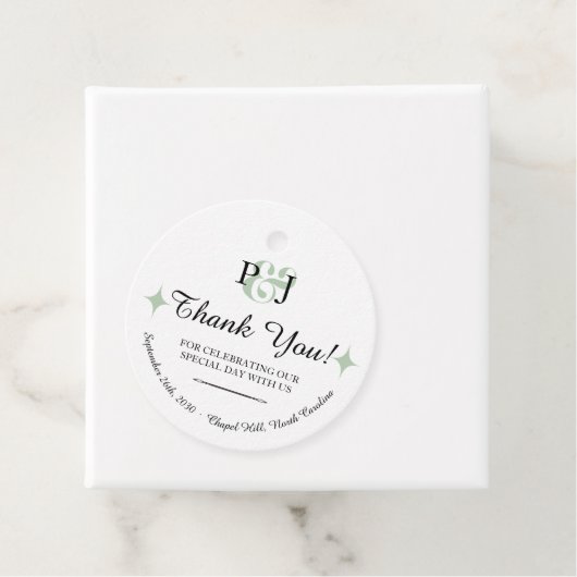 ペネロペ 01 A - 結婚式の引き出物タグ フェイバータグ (インサイチュ)