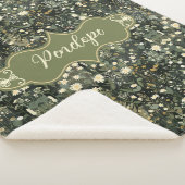 ペネロープダークデイジーフローラ シェルパブランケット (3/4)