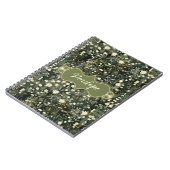 ペネロープダークデイジーフローラ ノートブック (左側)