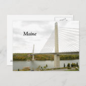 ペノブスコットナローズブリッジ ポストカード (正面/裏面)
