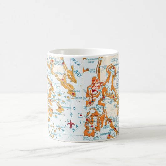 ペノブスコットブルーヒルベイメインマグ コーヒーマグカップ (中央)
