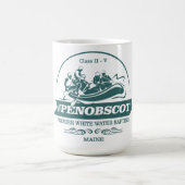 ペノブスコット川(ラフティング2) コーヒーマグカップ (中央)