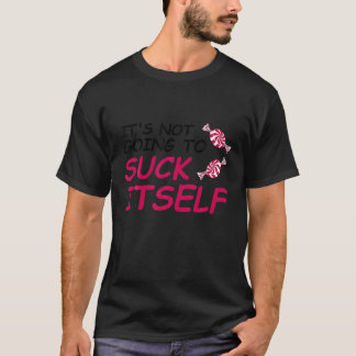 ペパおもしろいパーミント吸のクリスマス大人のユーモアのプリン Tシャツ