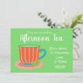 ペパカラフルミント茶アフタヌティーパーティー 招待状 (スタンド正面)