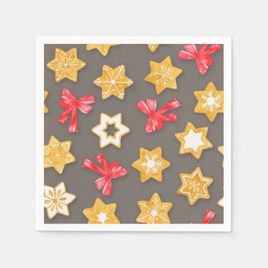 ペパラコールクリスマス スタンダードカクテルナプキン (正面)