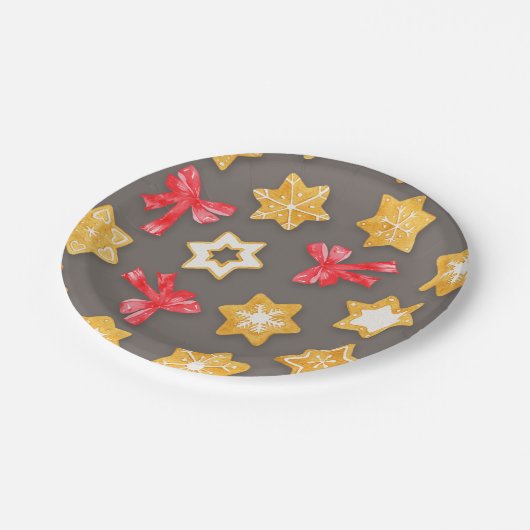 ペパラコールクリスマス ペーパープレート (アングル)