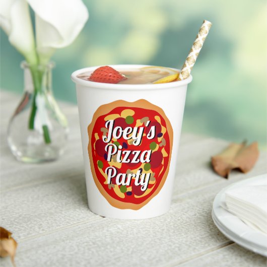ペパロニイタリアンザカスタム誕生会 紙コップ (インサイチュ)
