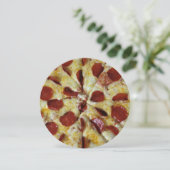 ペパロニピザパーティーバースデー 招待状 (スタンド正面)