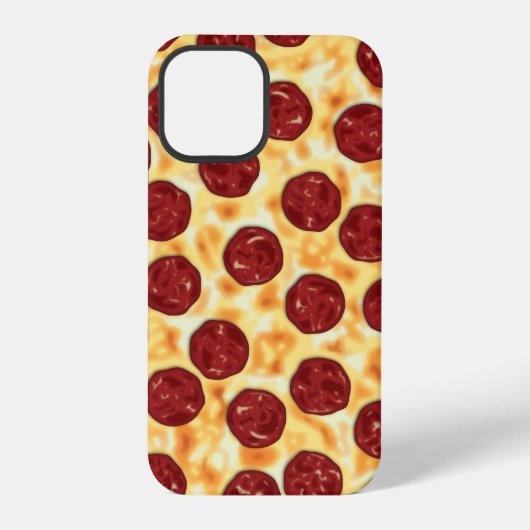 ペパロニピザ柄 iPhoneケース (裏面)