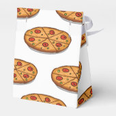 ペパローニピザ柄イタリアン食品 フェイバーボックス (裏面サイド)