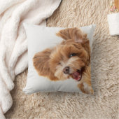 ペパーソナライズされたット写真、足、名前 クッション (ブランケット)