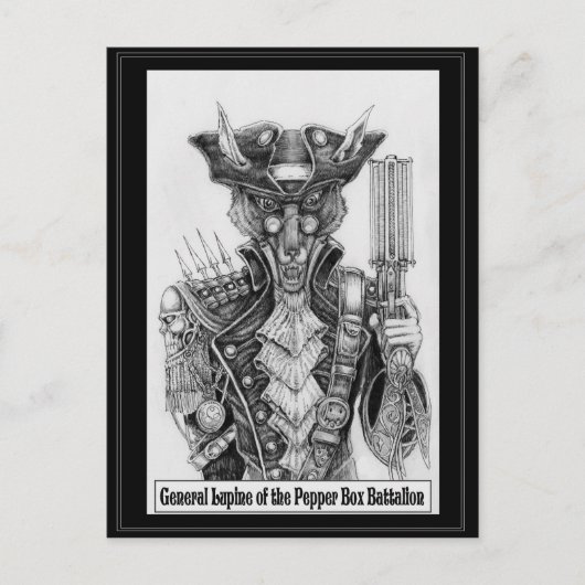 ペパーボックス大隊の一般ルパン ポストカード (正面)