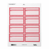 ペパーマストライプント ラベル (フルシート)